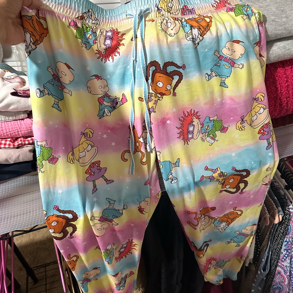 Nickelodeon Multicolor Cartoon Pajama Pants